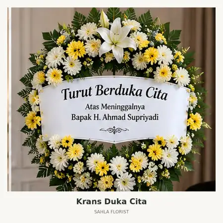 Krans Bunga Duka Bantar Gebang